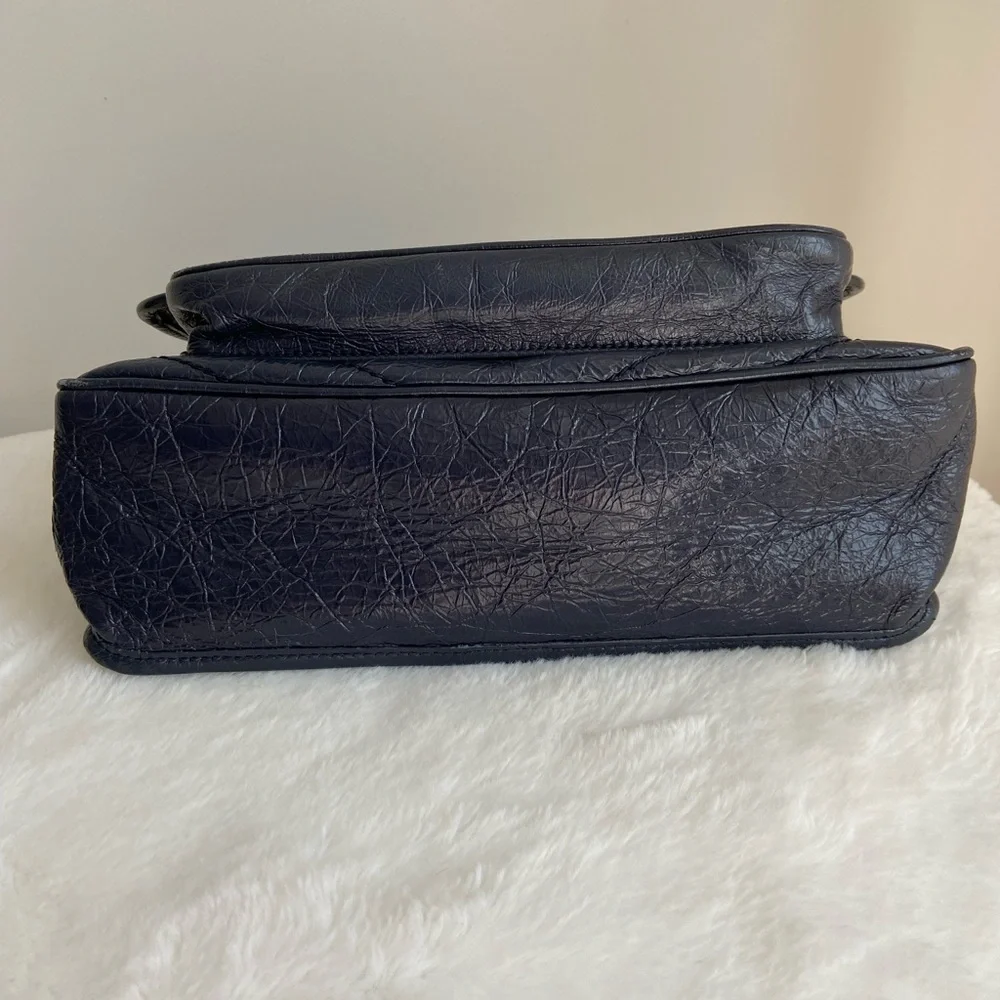 YSL Niki Medium Chain Bag- Navy - Picture 5 of 14